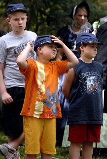 Potential recruits? Photo by Carlos T. Miranda, Pantagraph 